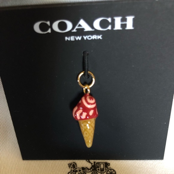 Coach Jewelry - Nwt Coach Charm  Ice Cream Cone